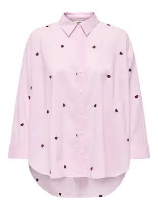 ONLY ONLNEW LINA GRACE LS EMB SHIRT NOOS
