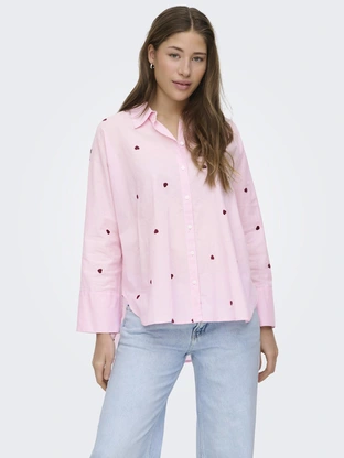 ONLY ONLNEW LINA GRACE LS EMB SHIRT NOOS