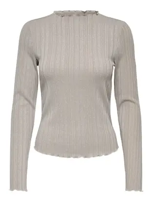 ONLY ONLNORMA L/S MOCKNECK GLITTER TOP J