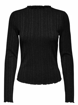 ONLY ONLNORMA L/S MOCKNECK GLITTER TOP J