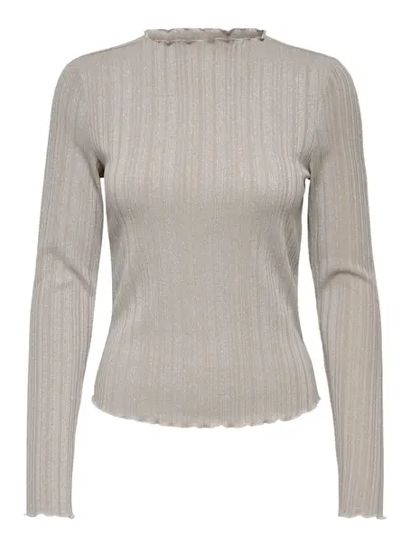 ONLY ONLNORMA L/S MOCKNECK GLITTER TOP J