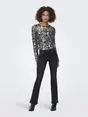 ONLY ONLPALEMA LS LACE SEQUIN TOP WVN
