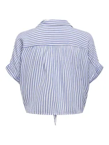 ONLY ONLPAULA LIFE S/S TIE SHIRT WVN NOO
