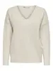 ONLY ONLRICA LIFE L/S V-NECK PULLO KNT N