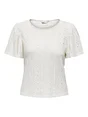 ONLY ONLRIVERSIDE S/S FLAIRED TOP JRS