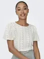 ONLY ONLRIVERSIDE S/S FLAIRED TOP JRS