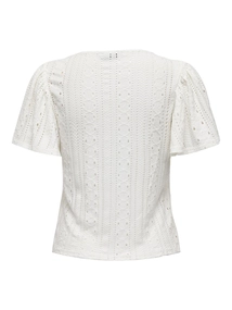ONLY ONLRIVERSIDE S/S FLAIRED TOP JRS