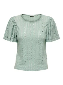 ONLY ONLRIVERSIDE S/S FLAIRED TOP JRS