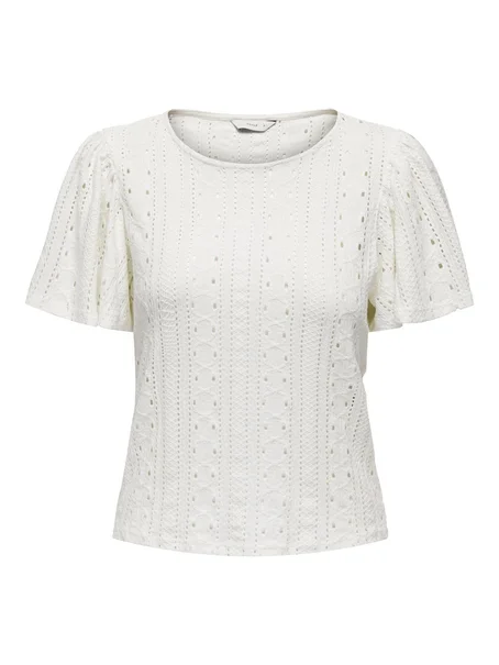 ONLY ONLRIVERSIDE S/S FLAIRED TOP JRS