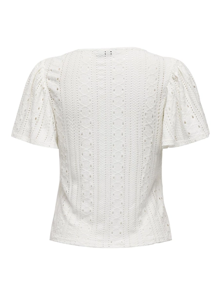 ONLY ONLRIVERSIDE S/S FLAIRED TOP JRS