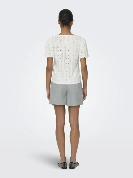 ONLY ONLRIVERSIDE S/S FLAIRED TOP JRS