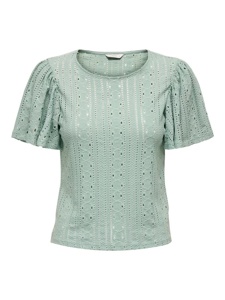 ONLY ONLRIVERSIDE S/S FLAIRED TOP JRS