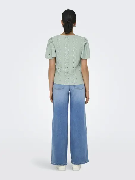 ONLY ONLRIVERSIDE S/S FLAIRED TOP JRS