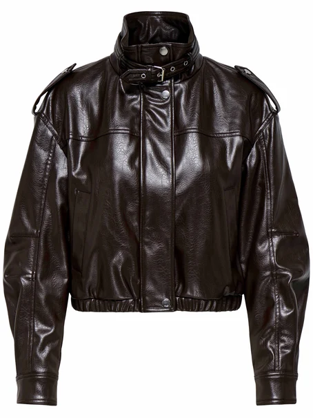 ONLY ONLSANA FAUX LEATHER JACKET OTW