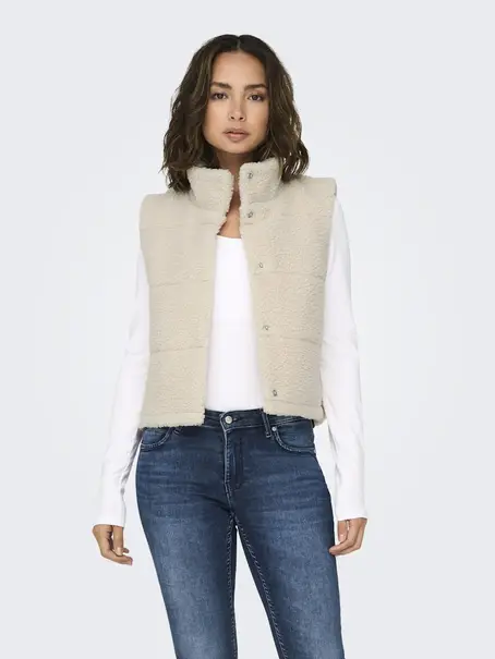 ONLY ONLSANDRA TEDDY WAISTCOAT LIFE CC O