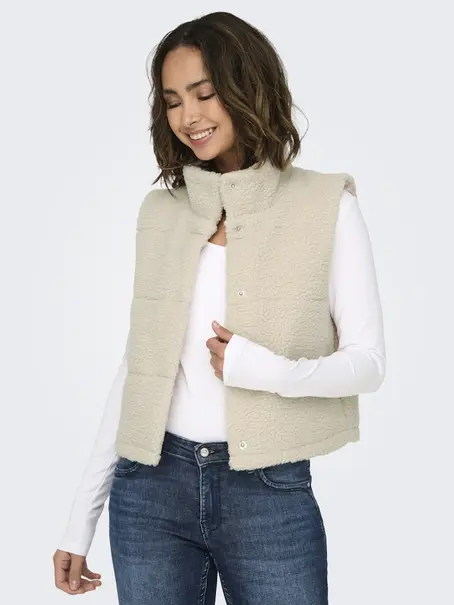 ONLY ONLSANDRA TEDDY WAISTCOAT LIFE CC O