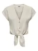 ONLY ONLSIESTA SS KNOT LIN BL SHIRT PNT