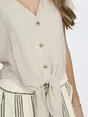 ONLY ONLSIESTA SS KNOT LIN BL SHIRT PNT