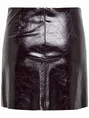 ONLY ONLSIKA GLAZ FAUXLEATHER SHORT SKIR