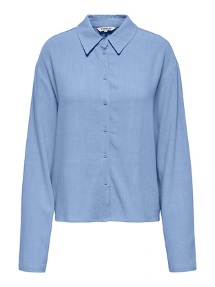 ONLY ONLSOLVI L/S LINEN BL SHIRT CC PNT