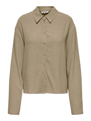 ONLY ONLSOLVI L/S LINEN BL SHIRT CC PNT