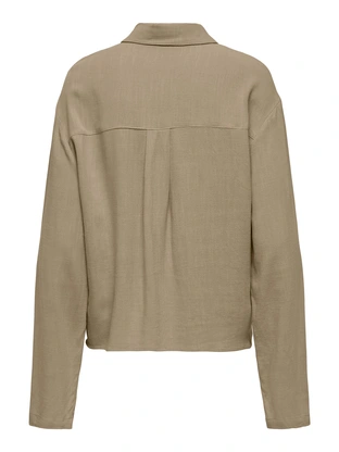 ONLY ONLSOLVI L/S LINEN BL SHIRT CC PNT