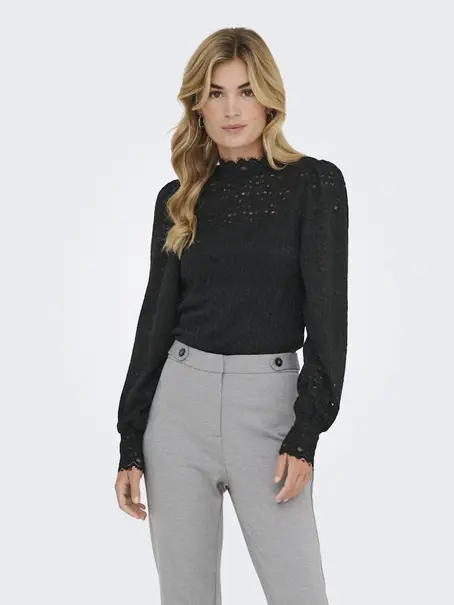 ONLY ONLSVEA L/S MOCKNECK TOP CS JRS