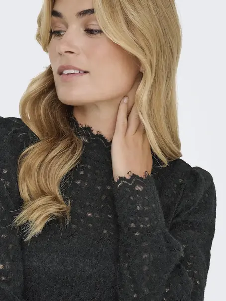 ONLY ONLSVEA L/S MOCKNECK TOP CS JRS