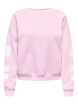 ONLY ONLSWEAT L/S BACK/SLEEVE PRINT SWT