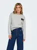 ONLY ONLSWEAT LIFE L/S CREW O.SIZE STATE