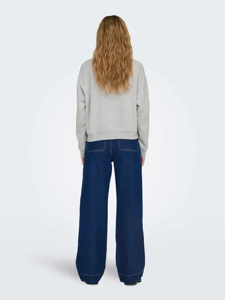 ONLY ONLSWEAT LIFE L/S CREW O.SIZE STATE