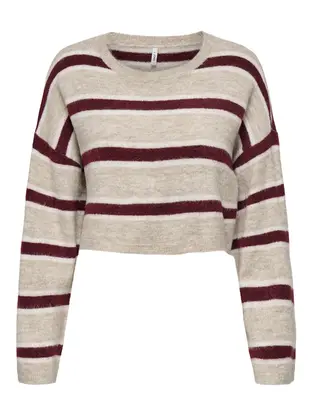 ONLY ONLTALIO LS SHORT O-NECK BF KNT