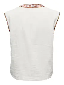 ONLY ONLTHYRA LIFE SL EMB VEST WVN CS
