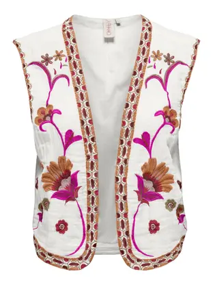 ONLY ONLTHYRA LIFE SL EMB VEST WVN CS