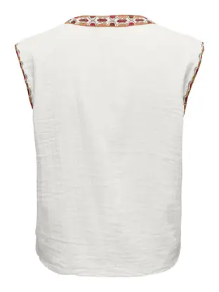 ONLY ONLTHYRA LIFE SL EMB VEST WVN CS