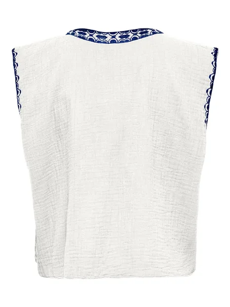 ONLY ONLTHYRA LIFE SL EMB VEST WVN CS