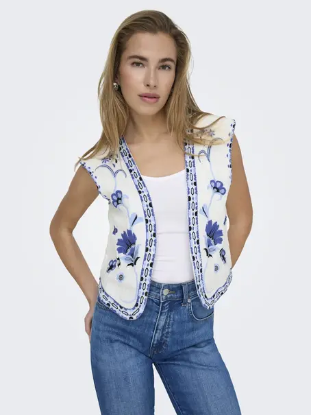 ONLY ONLTHYRA LIFE SL EMB VEST WVN CS