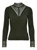 ONLY ONLTILDE L/S HIGH NECK LACE TOP JRS