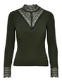 ONLY ONLTILDE L/S HIGH NECK LACE TOP JRS