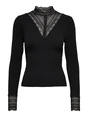 ONLY ONLTILDE L/S HIGH NECK LACE TOP JRS