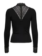 ONLY ONLTILDE L/S HIGH NECK LACE TOP JRS
