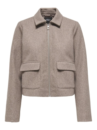 ONLY ONLVELA ZIP SHORT JACKET OTW