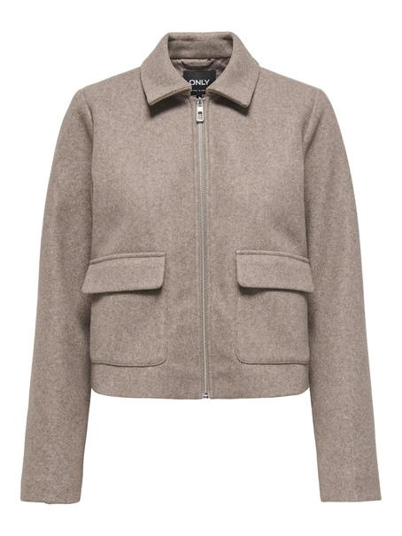 ONLY ONLVELA ZIP SHORT JACKET OTW