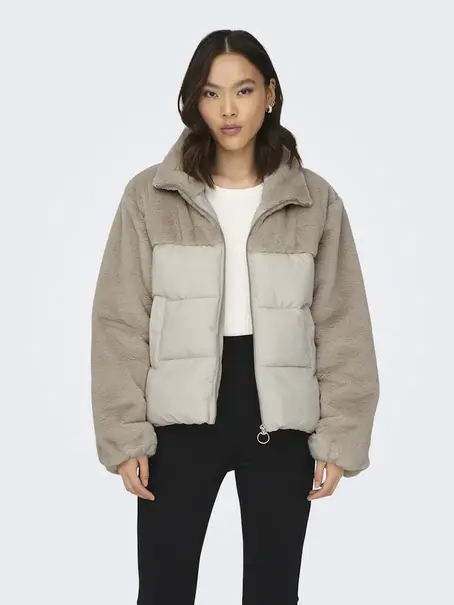 ONLY ONLWANJA FUR PUFFER MIX JACKET NOOS