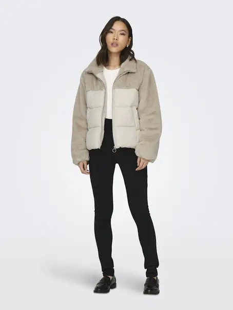 ONLY ONLWANJA FUR PUFFER MIX JACKET NOOS