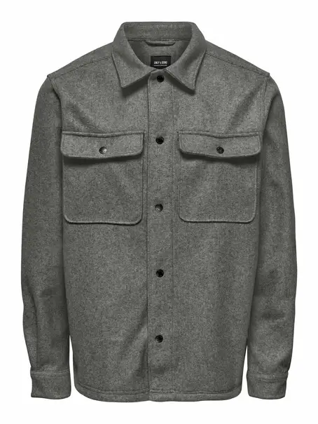 Only & Sons ONSASH OVR WOOLEN LOOK PKT LS SHIRT