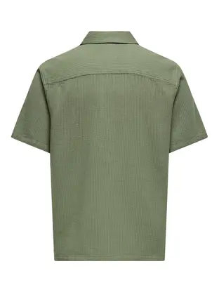 Only & Sons ONSBERTIL WAFFLE SS RESORT SHIRT
