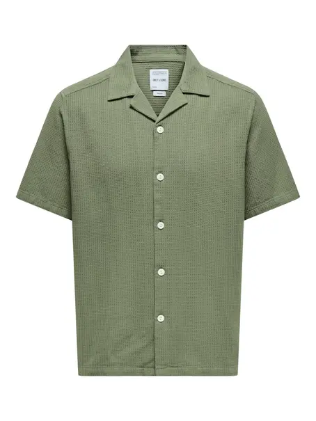 Only & Sons ONSBERTIL WAFFLE SS RESORT SHIRT