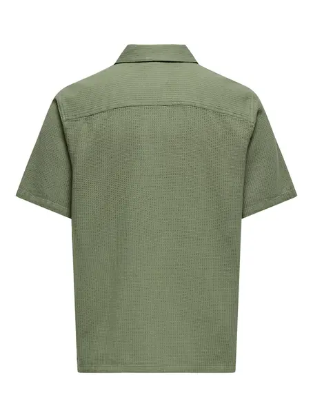 Only & Sons ONSBERTIL WAFFLE SS RESORT SHIRT