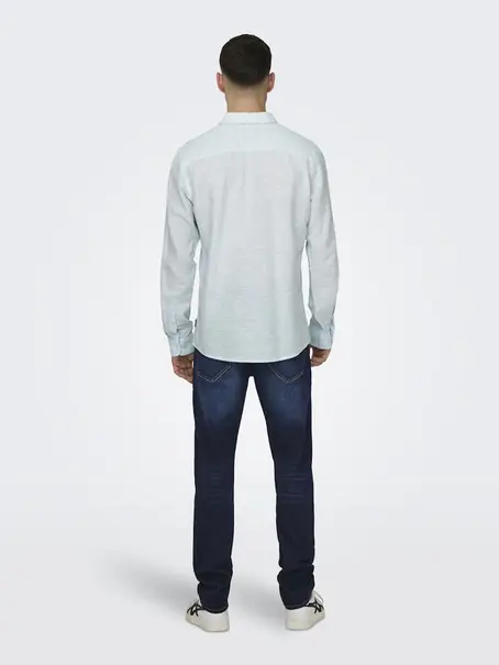 Only & Sons ONSCAIDEN LIFE LS SOLID LINEN SHIRT